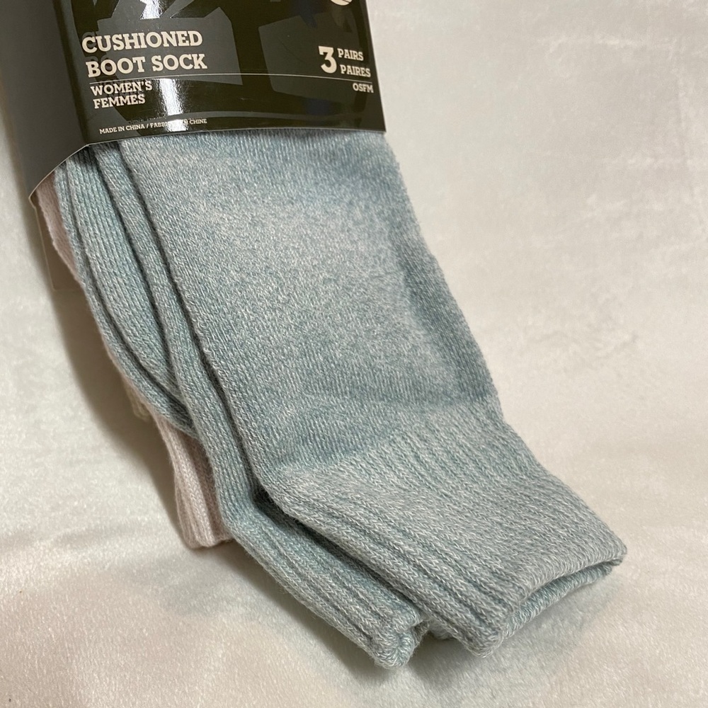 Timberland Cushioned Boot Socks 3 Pairs - Picture 3 of 8